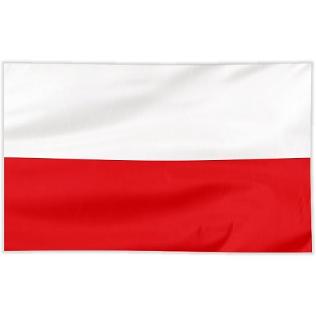 FLAGA POLSKI  BARWY BIAŁO-CZERWONE 100/60cm 
