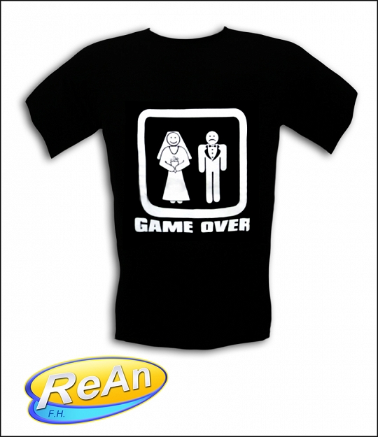 Śmieszne Koszulki GAME OVER 2