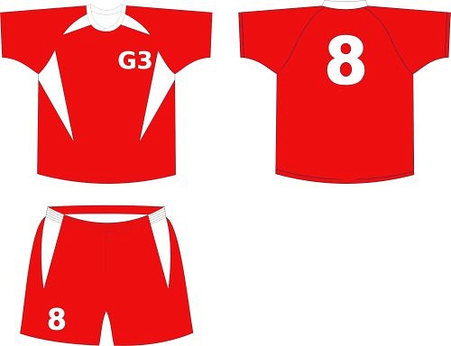 Komplety Sportowe Czerwone G3