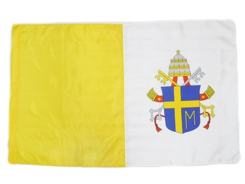Flaga Papieska Herb Jan Paweł II  WATYKAN PAPIEŻ FRANCISZEK 120/70 cm