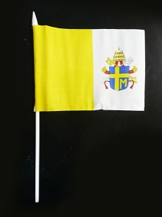 Flaga Papieska WATYKANU Herb Jan Paweł II PAPIEZ FRANCISZEK 60x45 cm