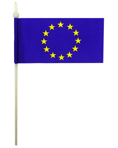 FLAGA CHORĄGIEWKA UNIJNA UNII EUROPEJSKIEJ 17x10CM