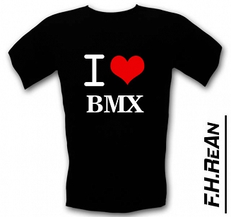 Śmieszne koszulki I love BMX