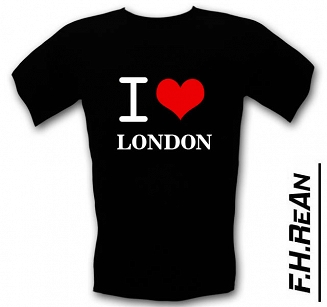 Śmieszne koszulki I love LONDON